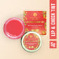 Regal Essence Lip, Eyes & Cheek Tint / Balm With Jojoba Oil and Vitamin E & Shea Butter - PEACHY PINK  8 Gram Regal Essence
