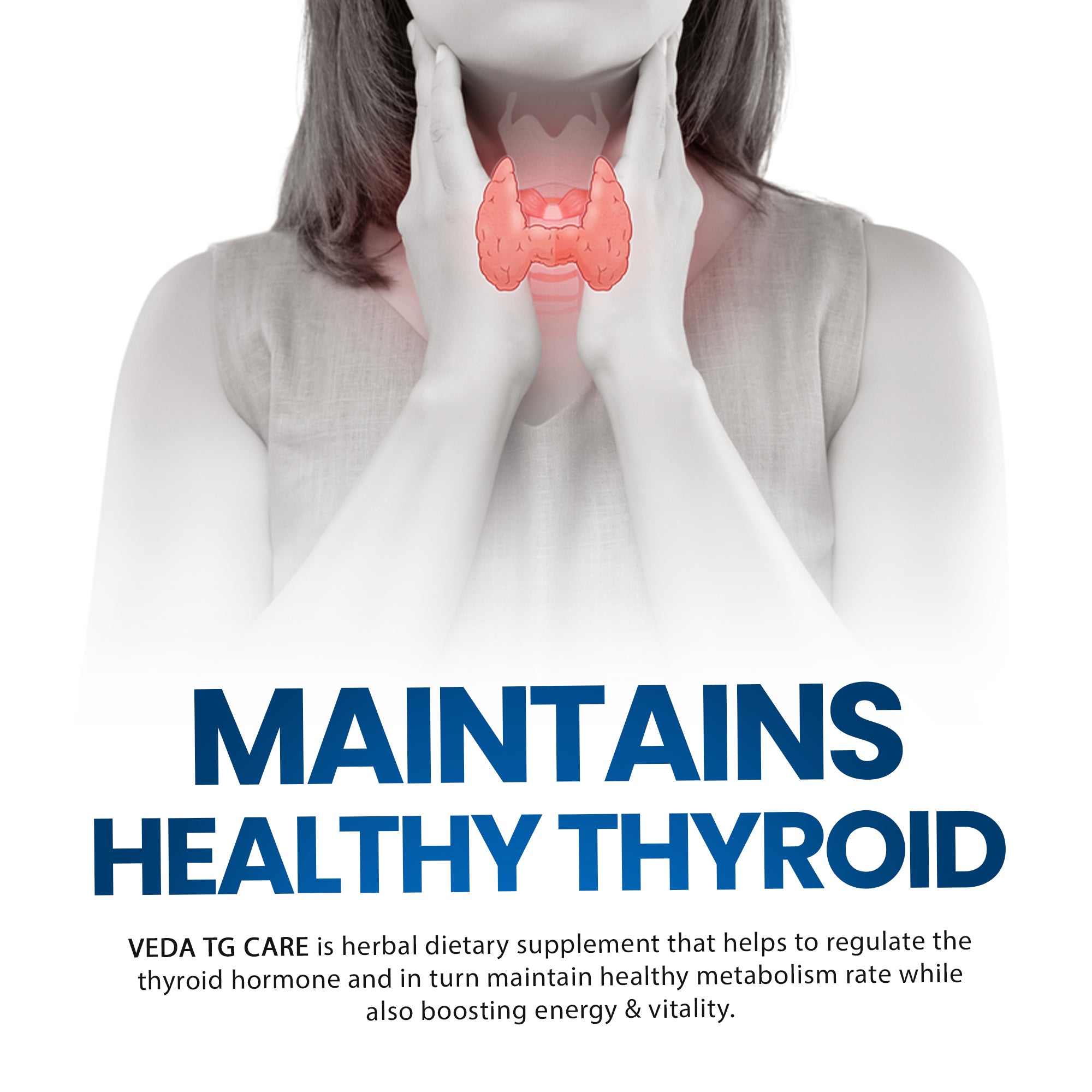 Vedapure Naturals TG Care Thyroid supplement For Men & women- 60 Capsules Vedapure Naturals