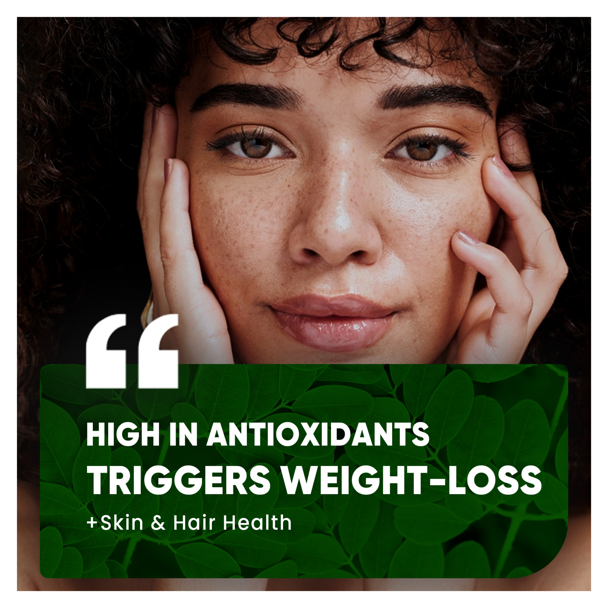 Vedapure  Pure Moringa Leaf Powder | For Skin & Hair Health | Herbal Supplement | - 100 GM