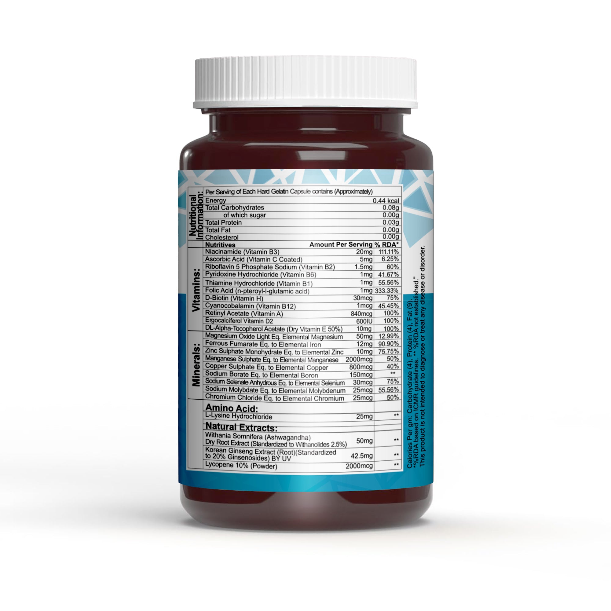 Vedapure Naturals Multivitamin & Multimineral For Men & Women- 60 Capsules Vedapure Naturals