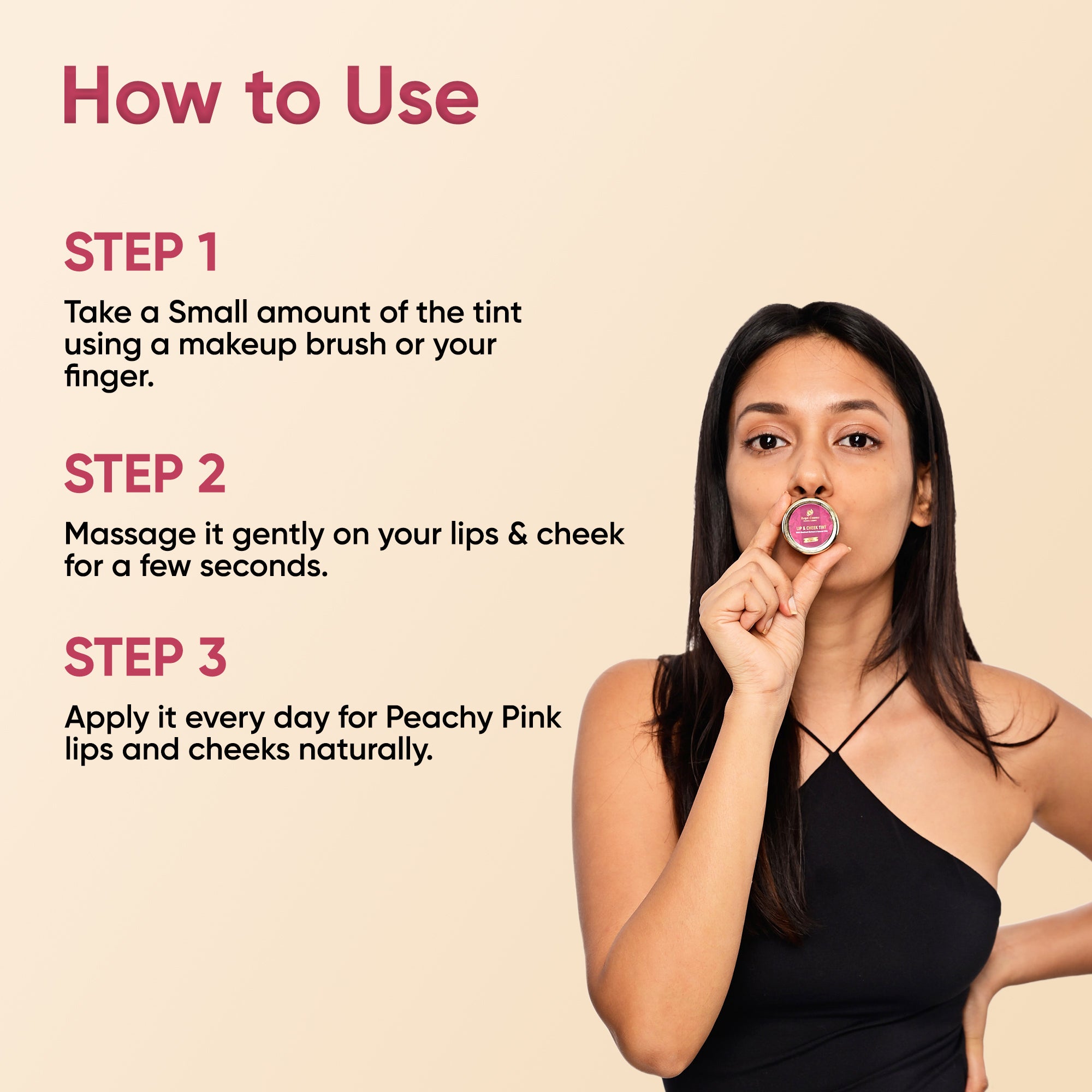 Regal Essence Lip & Cheek Tint | Blush with Beetroot Extract | Long Lasting, & Matte Finish Lip Stain  (5 g) Regal Essence