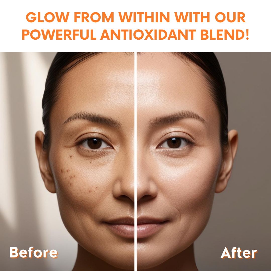 Vedapure L-Glutathione Capsules with Vitamin C & E – Skin Glow, Detox & Immunity – 30 Caps