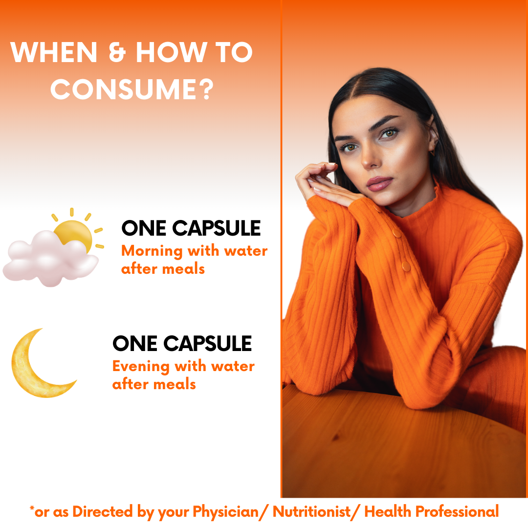 Vedapure L-Glutathione Capsules with Vitamin C & E – Skin Glow, Detox & Immunity – 30 Caps