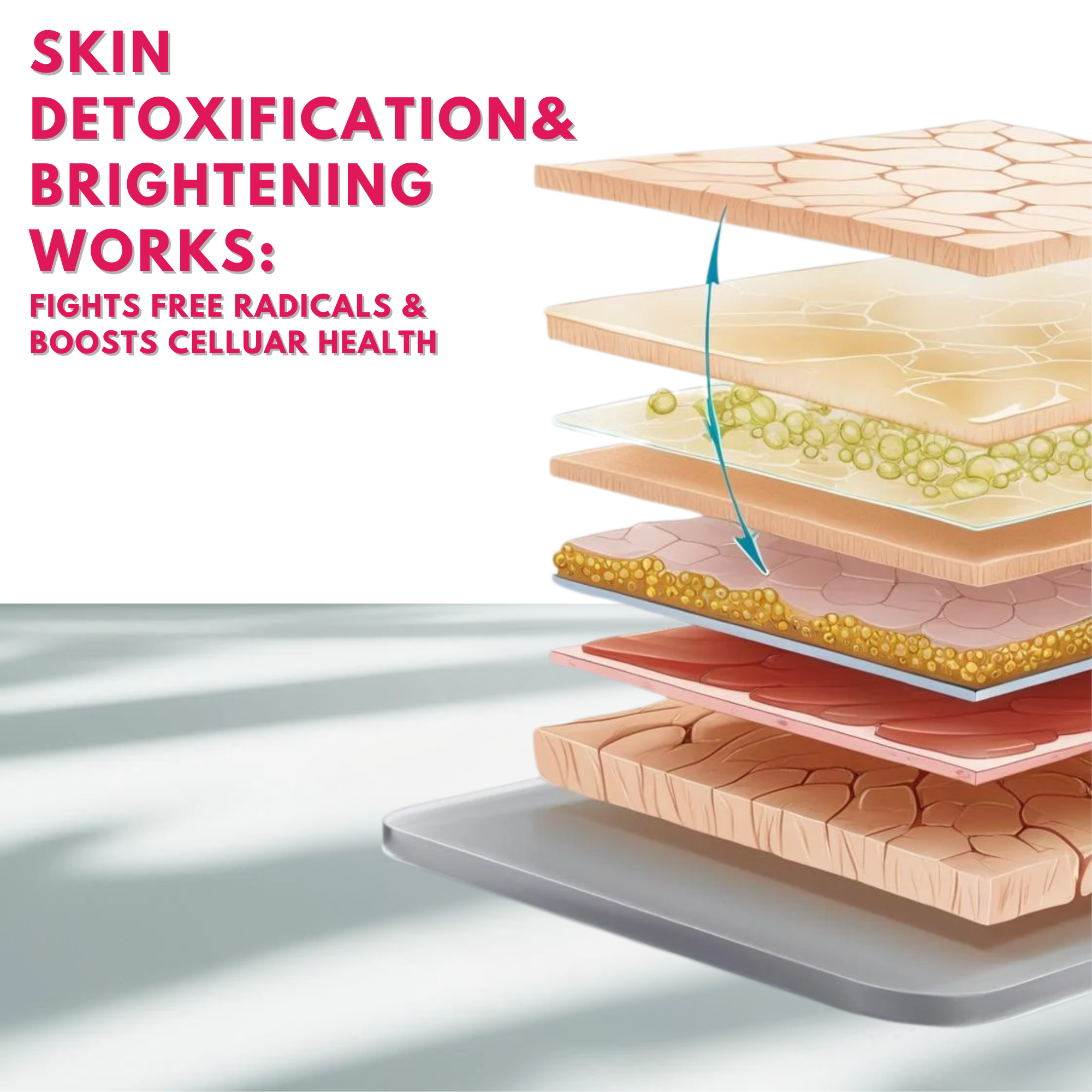 Vedapure L-Glutathione Effervescent Tablets – Watermelon & Strawberry | Skin Brightening, Hydration & Collagen Support – 15 Tablets