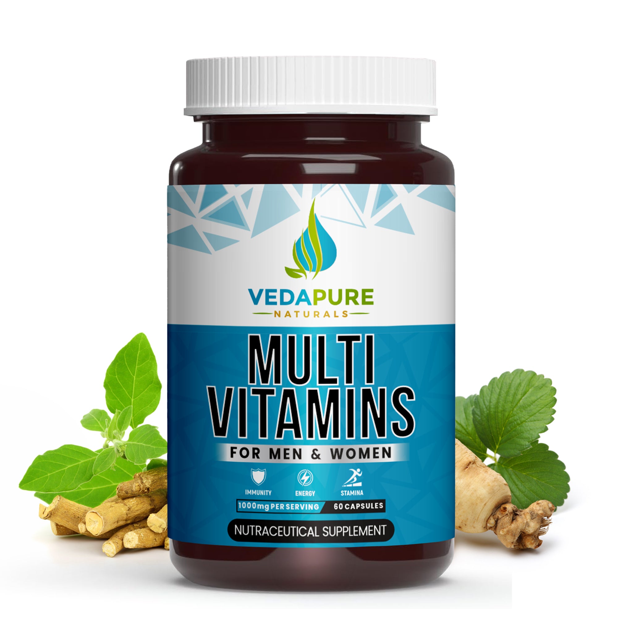 Vedapure Naturals Multivitamin & Multimineral For Men & Women- 60 Capsules Vedapure Naturals