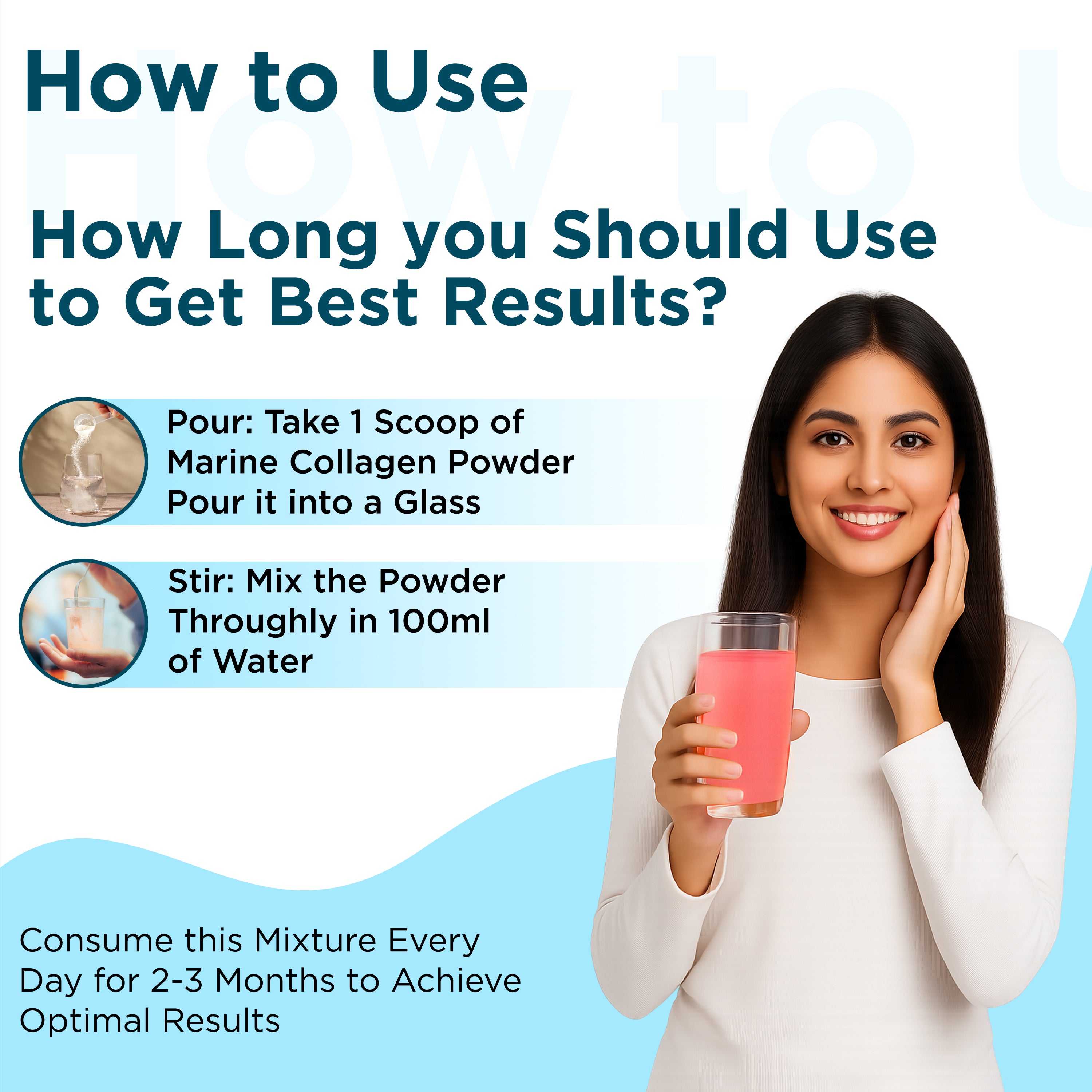 Vedapure Marine Collagen 200g – Peachy Mango | Biotin, Vit C & E | For Skin, Hair, Joints & Nails