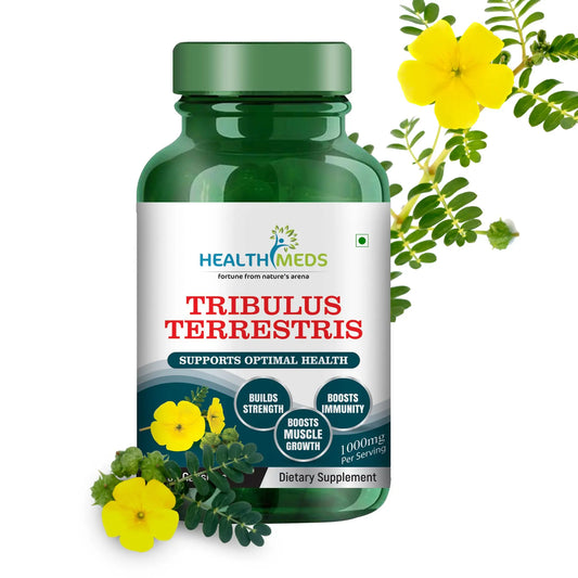Healthmeds Tribulus Terrestris- Building Strength & Muscles- 60 Capsules Vedapure Naturals