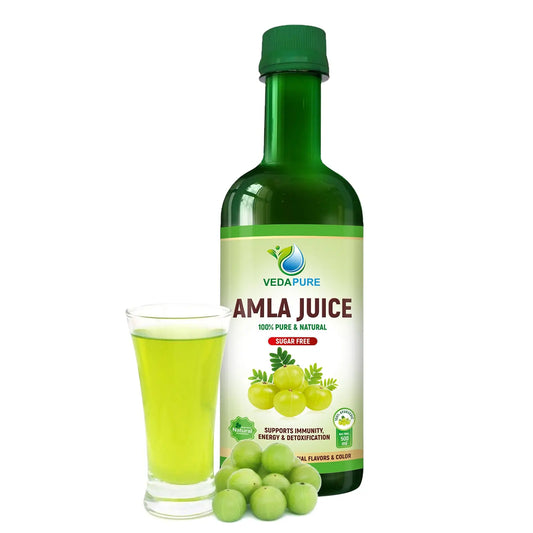 Vedapure Amla Juice pure & Natural | Supports Immunity,Energy & Detoxification-500ML Vedapure Naturals