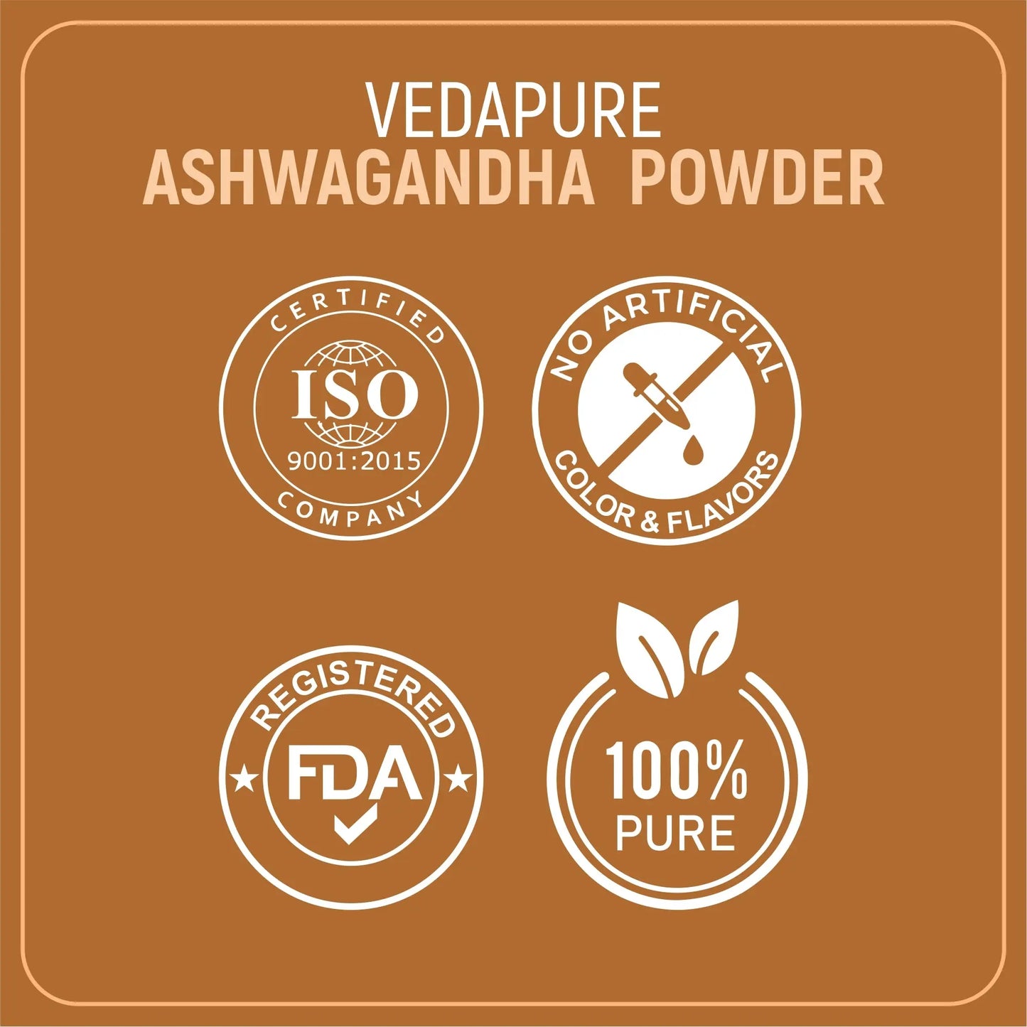Vedapure Natural & Pure Ashwagandha Powder - 100gm Vedapure Naturals