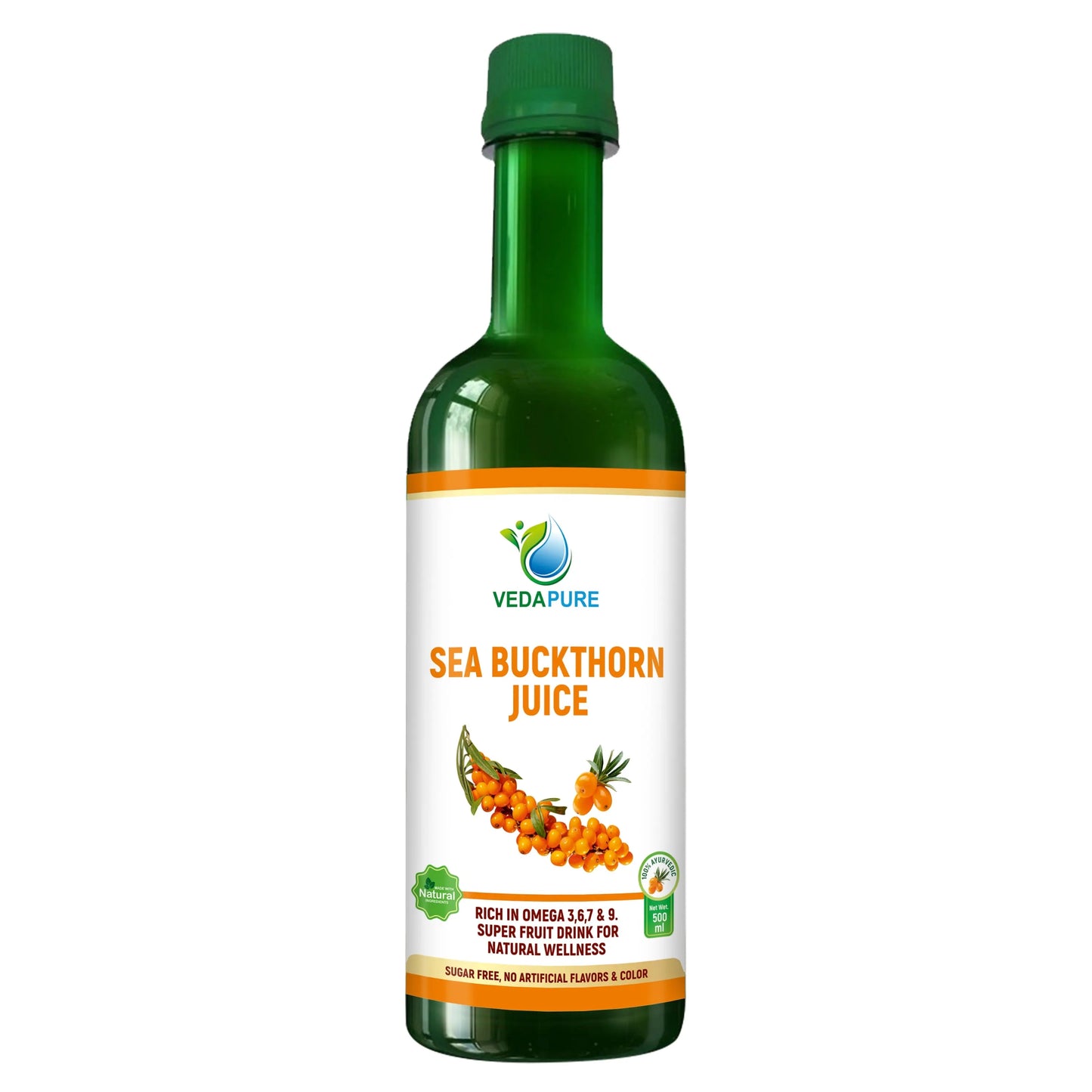 Vedapure Sea Buckthorn Juice For Healthy Body 500ML Vedapure Naturals
